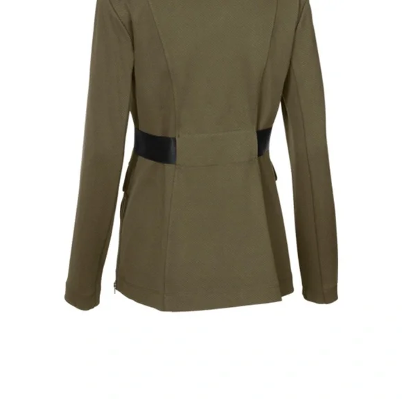 CAbi Academy Utility Blazer with Asymmetrical Zipper - Picture 3 of 8